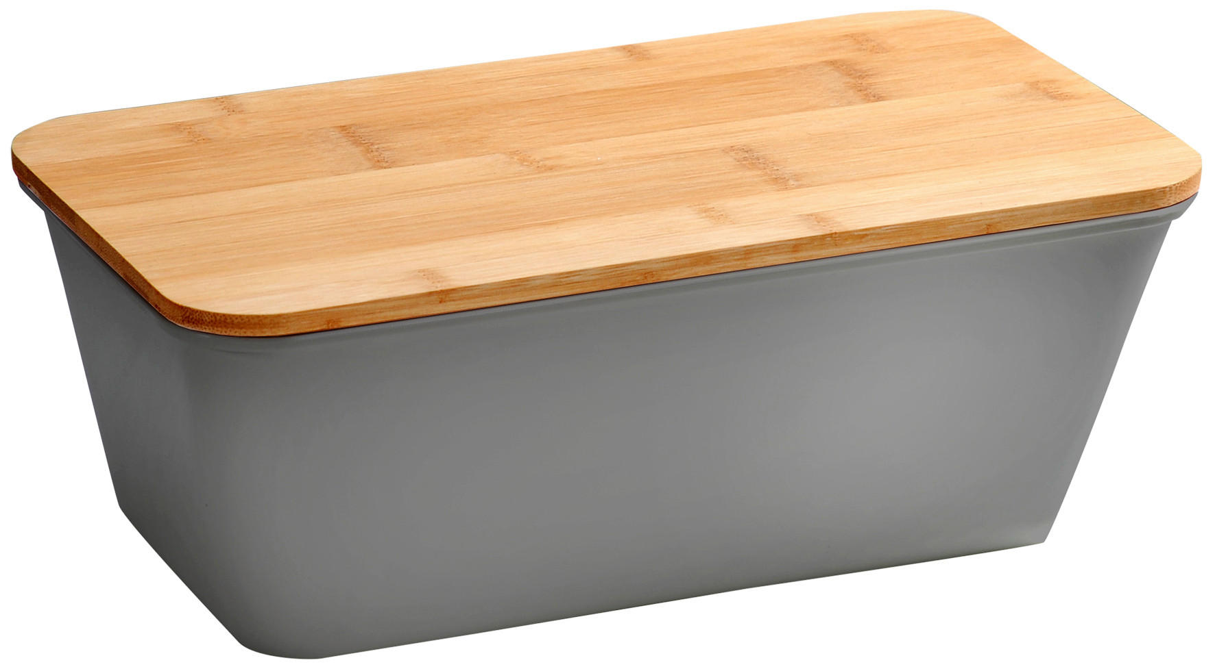 BROTKASTEN - Grau, Basics, Holz/Kunststoff (36/21.5/17cm) - Kesper