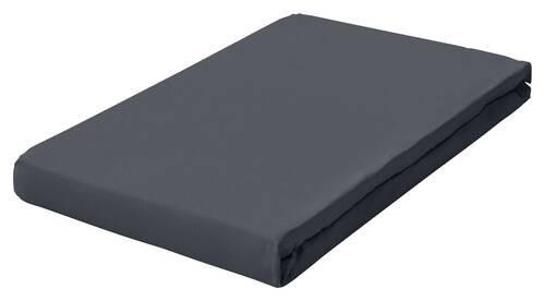 Schlafgut Spannbetttuch Frottex Dunkelgrau 100x200 cm