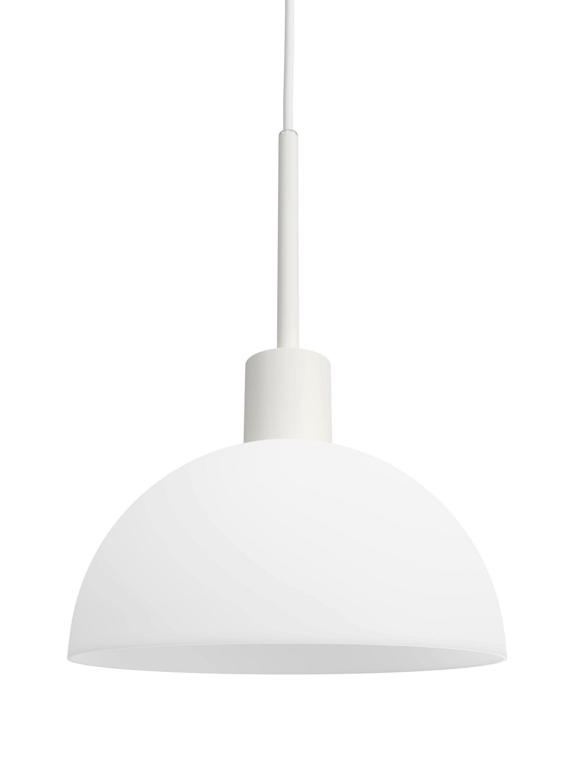 HÄNGELEUCHTE Vienda 20/10,5 cm   - Opal/Weiß, KONVENTIONELL, Glas/Metall (20/10,5cm) - Belid