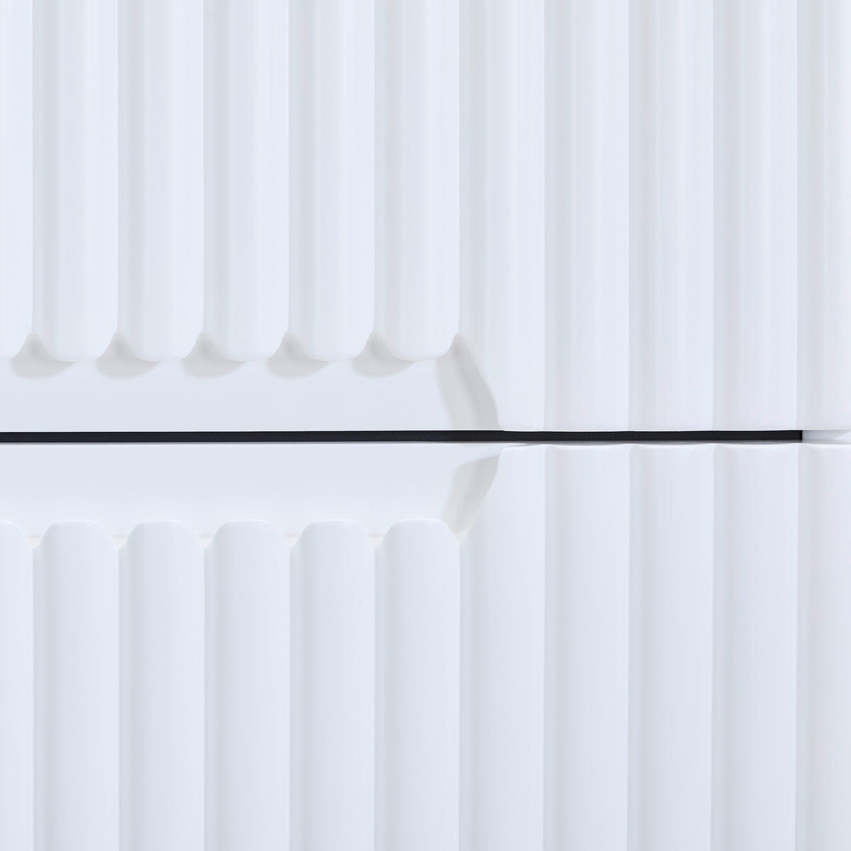 MIDISCHRANK 40/138/27 cm  - Weiß, MODERN, Glas/Holzwerkstoff (40/138/27cm) - MID.YOU