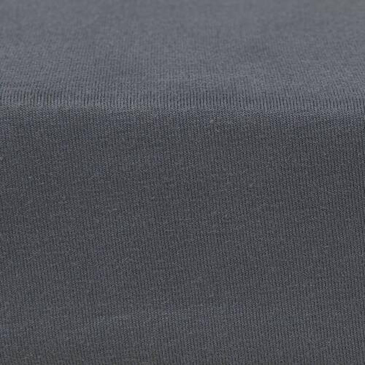 BOXSPRING-SPANNLEINTUCH 140/220 cm Jersey  - Anthrazit, KONVENTIONELL, Textil (140/220cm) - Novel