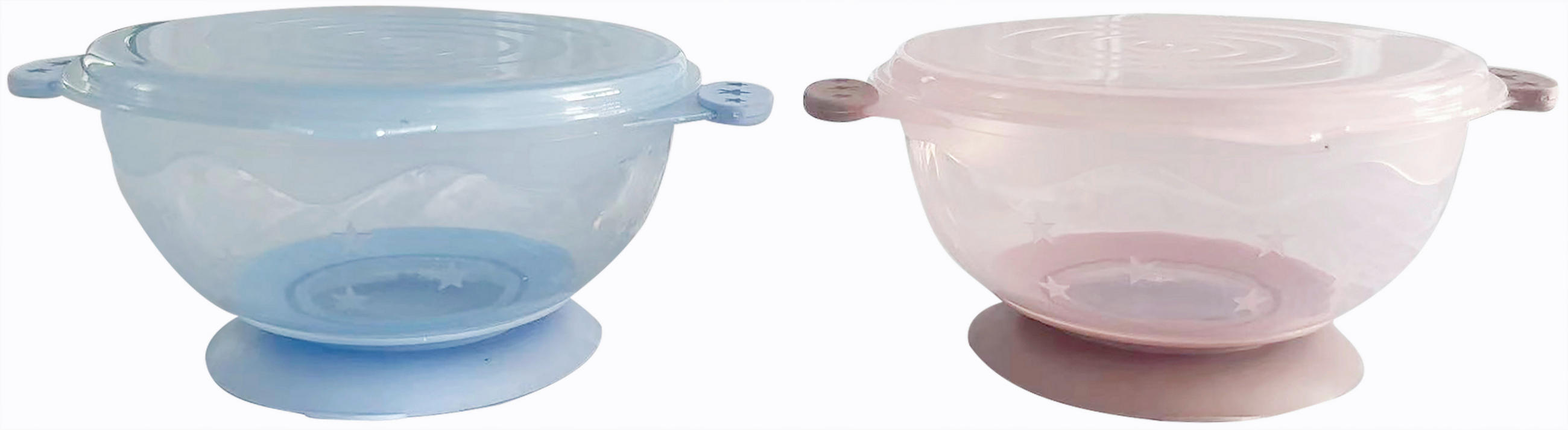 DEČJA ČINIJA           - ružičasta/plava, Osnovno, plastika - My Baby Lou