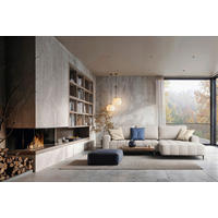 ECKSCHLAFSOFA Florence in Velours Sandfarben  - Sandfarben/Schwarz, Basics, Textil/Metall (280/166cm) - Livetastic