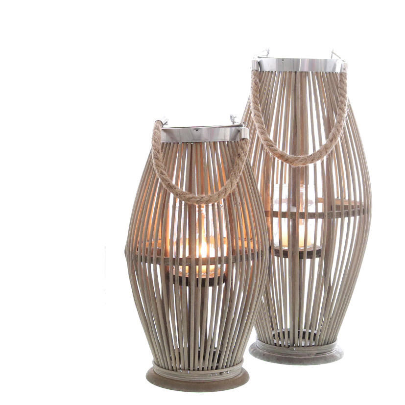 WINDLICHT  - Naturfarben, Basics, Holz (20/40,5cm)