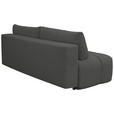BOXSPRINGSOFA in Chenille Anthrazit  - Anthrazit/Schwarz, MODERN, Kunststoff/Textil (210/72/105cm) - Cantus