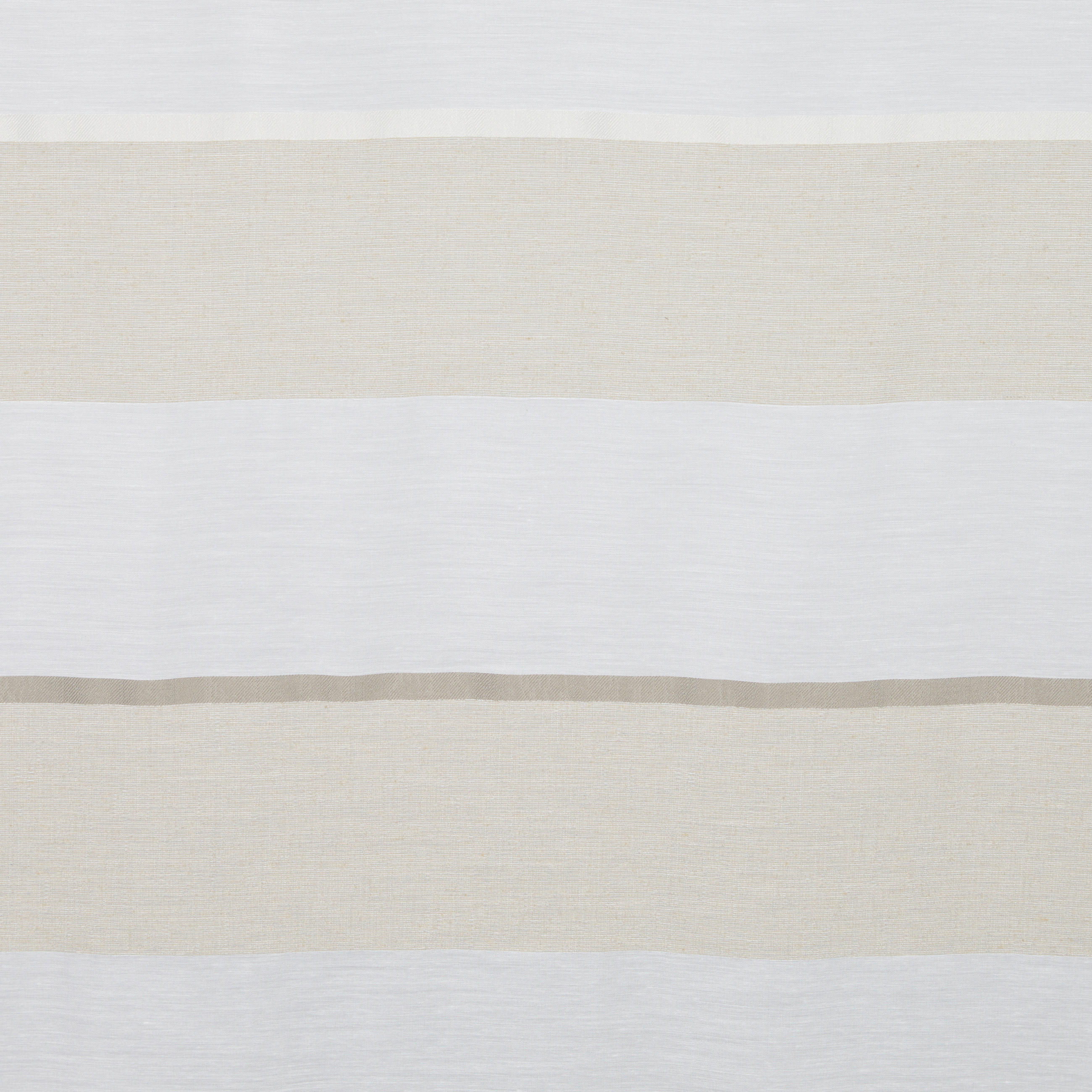 VORHANGSTOFF per lfm halbtransparent  - Taupe/Weiß, KONVENTIONELL, Textil (152cm) - Esposa