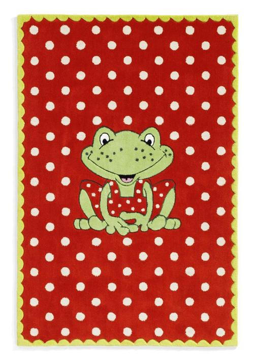 KINDERTEPPICH 150/220 cm Spiegelburg G.A.R.D.E.N  - Rot/Weiß, Trend, Naturmaterialien/Textil (150/220cm)
