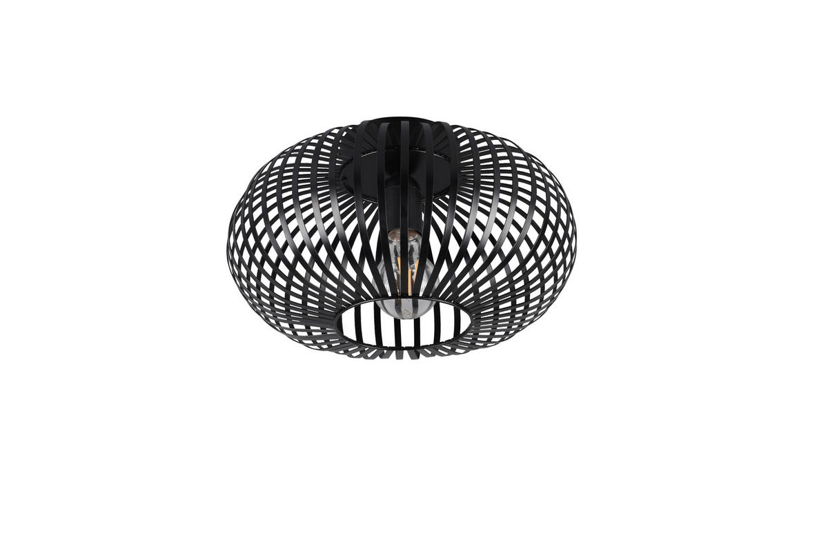 DECKENLEUCHTE  30/18 cm    - Schwarz, Design, Metall (30/18cm) - Trio Leuchten