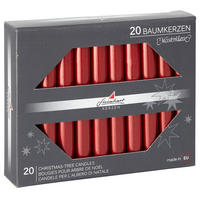 CHRISTBAUMKERZE  - Rot, KONVENTIONELL (1,3/9,5cm)