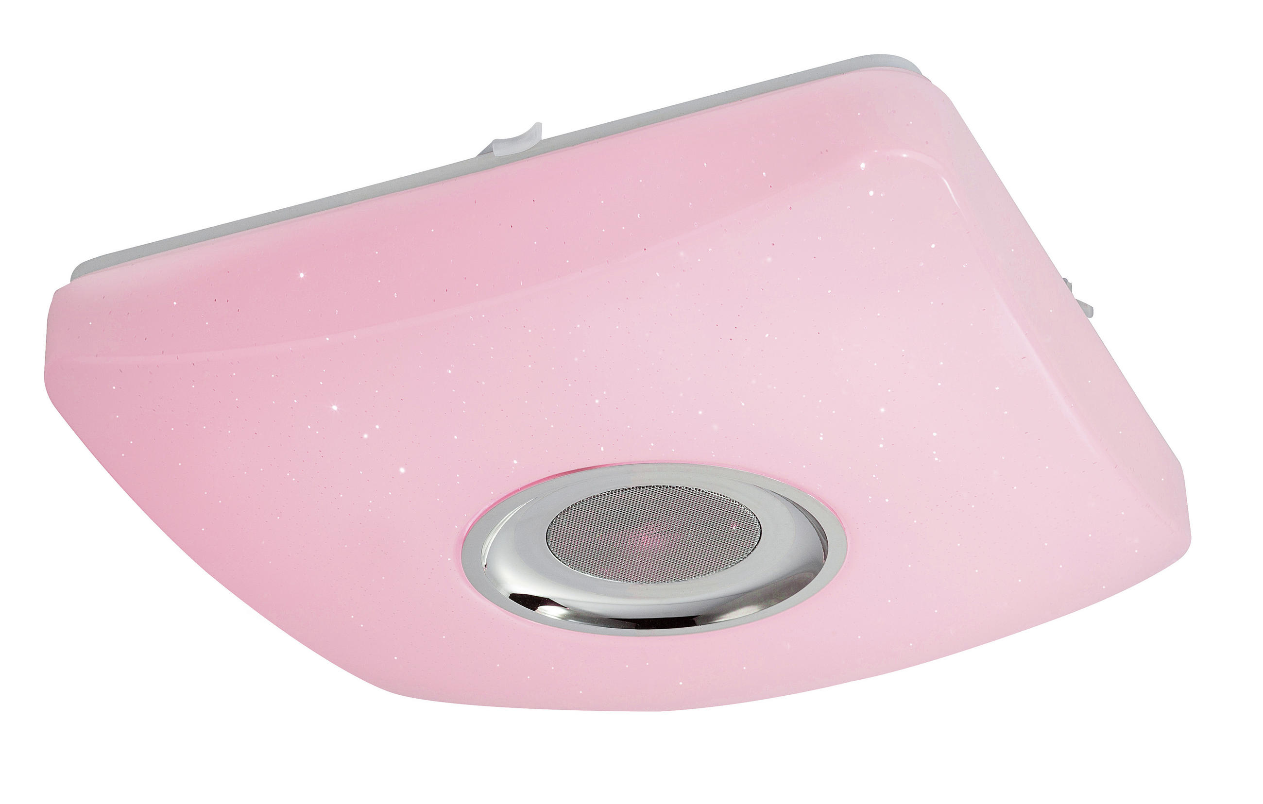 LED-DECKENLEUCHTE 18 W    36,5/36,5/9 cm  - Chromfarben/Weiss, Basics, Kunststoff/Metall (36,5/36,5/9cm) - Globo