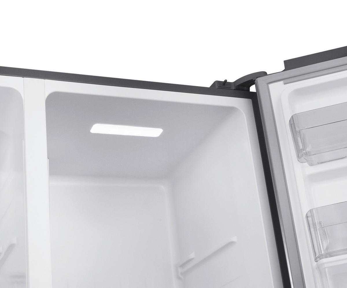 SIDE-BY-SIDE AC178IXWS-16  - Edelstahlfarben, Trend, Glas/Kunststoff (91/177/59cm) - Respekta