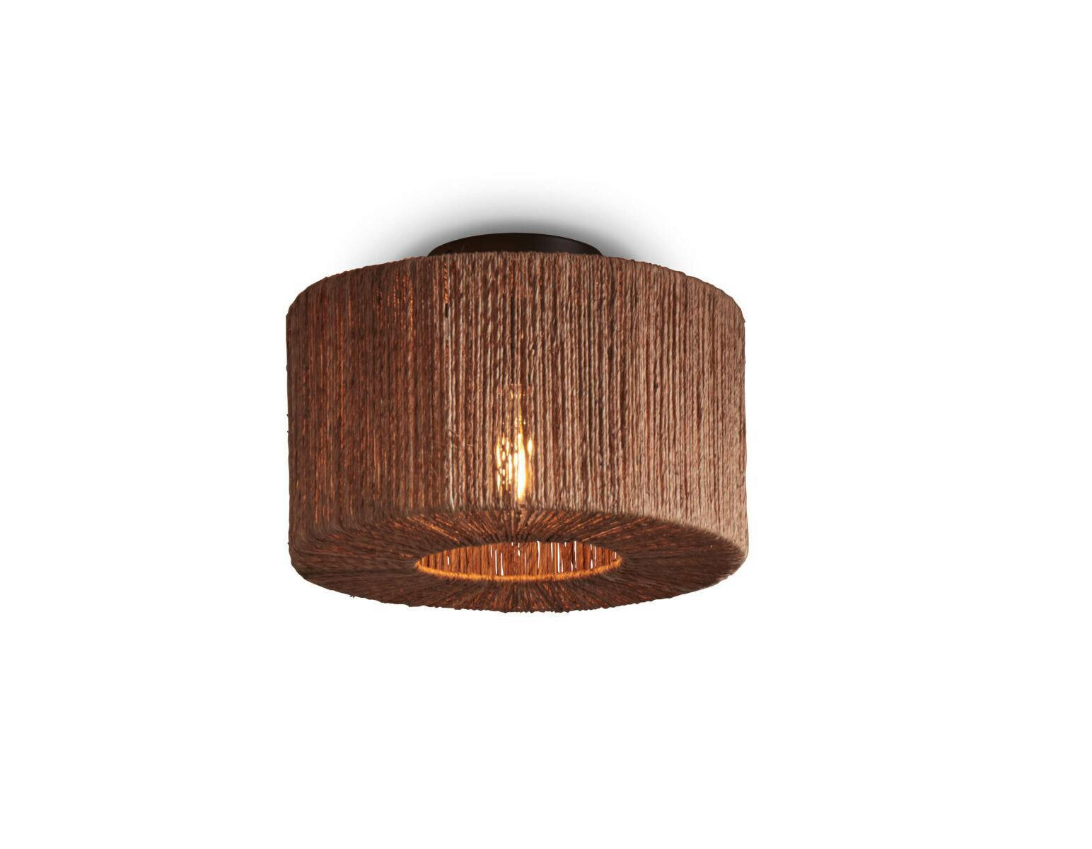 DECKENLEUCHTE GOOD&MOJO 30/30/16 cm - Naturfarben, Trend (30/30/16cm) - Good & Mojo