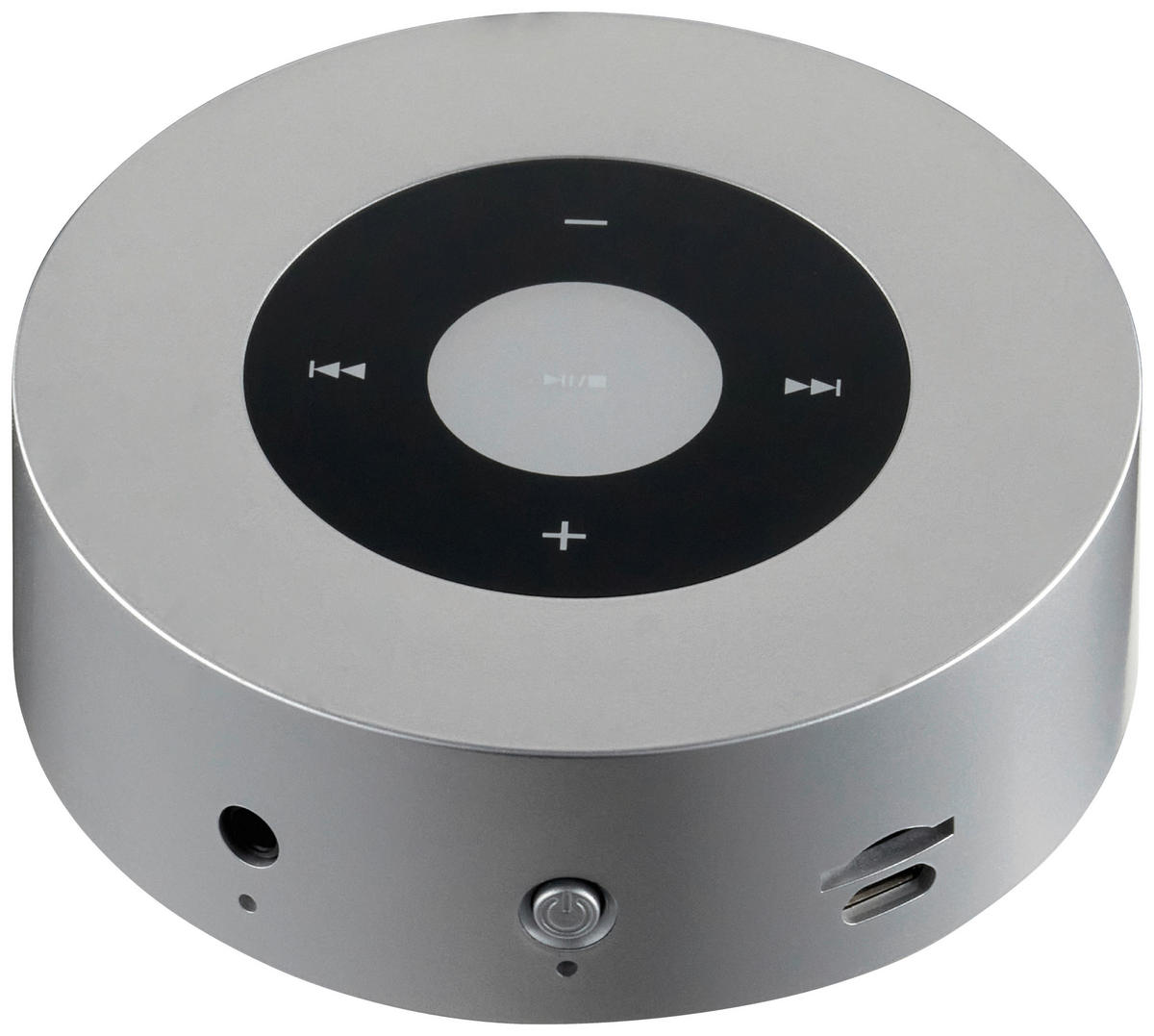 KAMIN-SOUNDBOX - Silberfarben, Basics, Kunststoff (8,5/3,0/8,5cm)