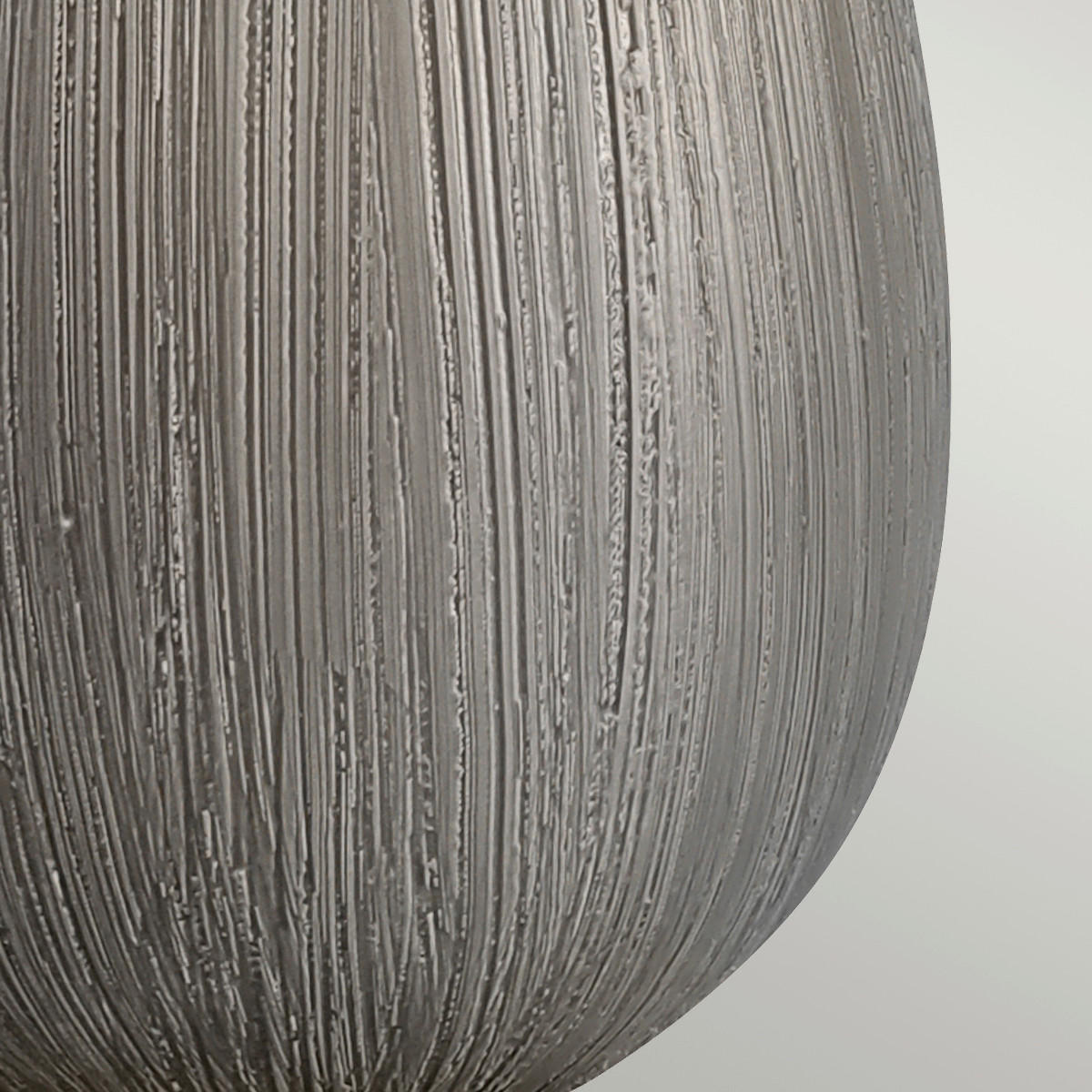 TISCHLEUCHTE - Silberfarben, Design, Keramik/Textil (30/54cm) - Elstead Lighting