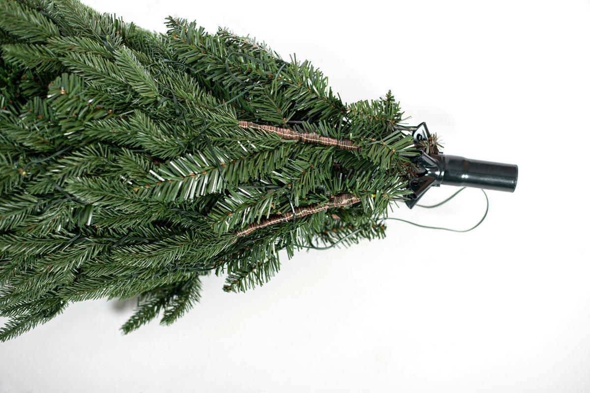 WEIHNACHTSBAUM 210 cm  - Waldgrün, Basics, Kunststoff/Metall (134/210cm)