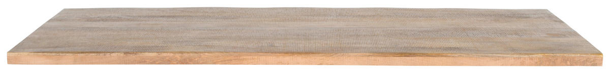 TISCHPLATTE Mangoholz massiv Braun  - Braun, MODERN, Holz (160/90/5,5cm) - Boxxx