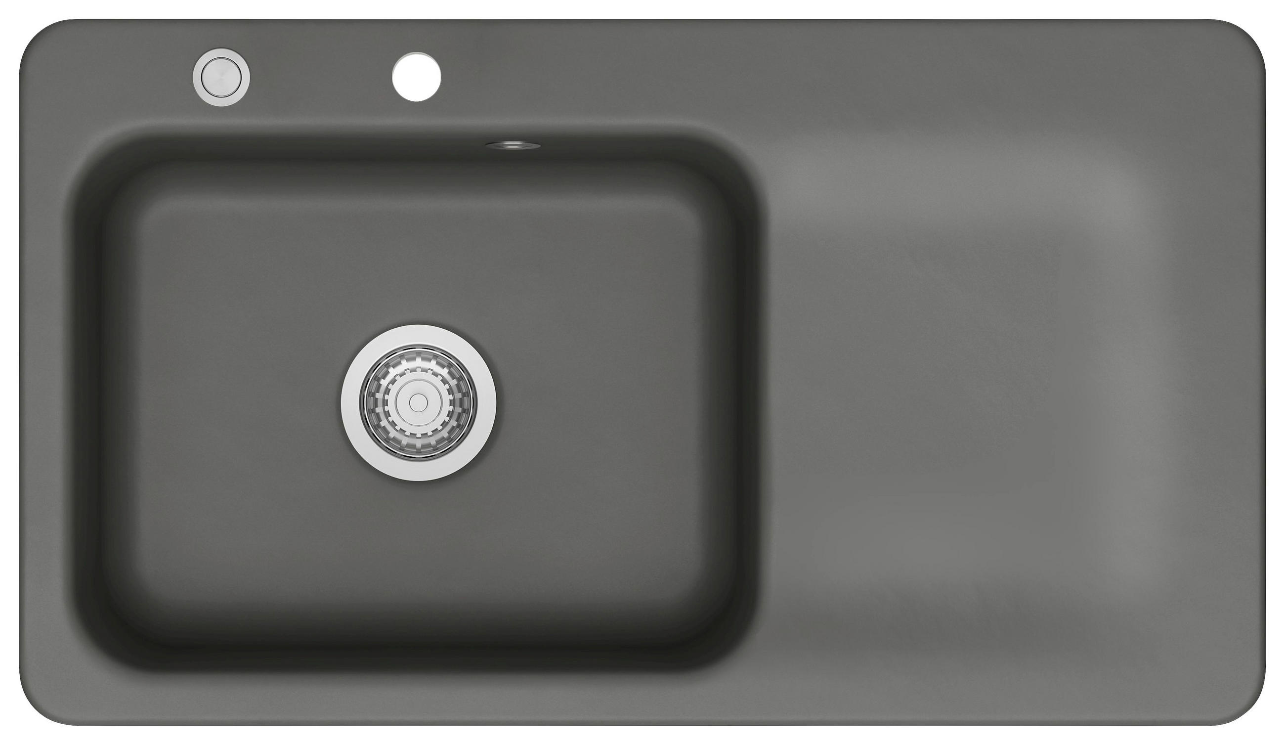 SPÜLE Juna 90 / 50150280  - Dunkelgrau, Basics, Keramik (90/20/51cm) - Systemceram