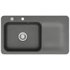 SPÜLE Juna 90 / 50150280  - Dunkelgrau, Basics, Keramik (90/20/51cm) - Systemceram