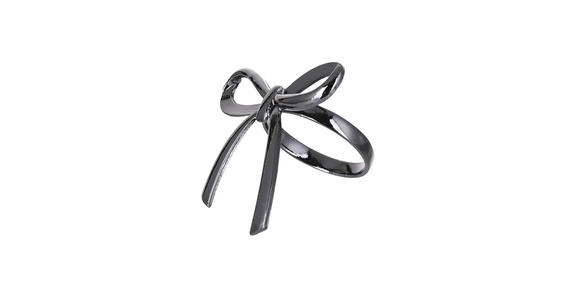 SERVIETTENRING - Schwarz, Basics, Metall (6/4,3/5cm) - Ambia Home