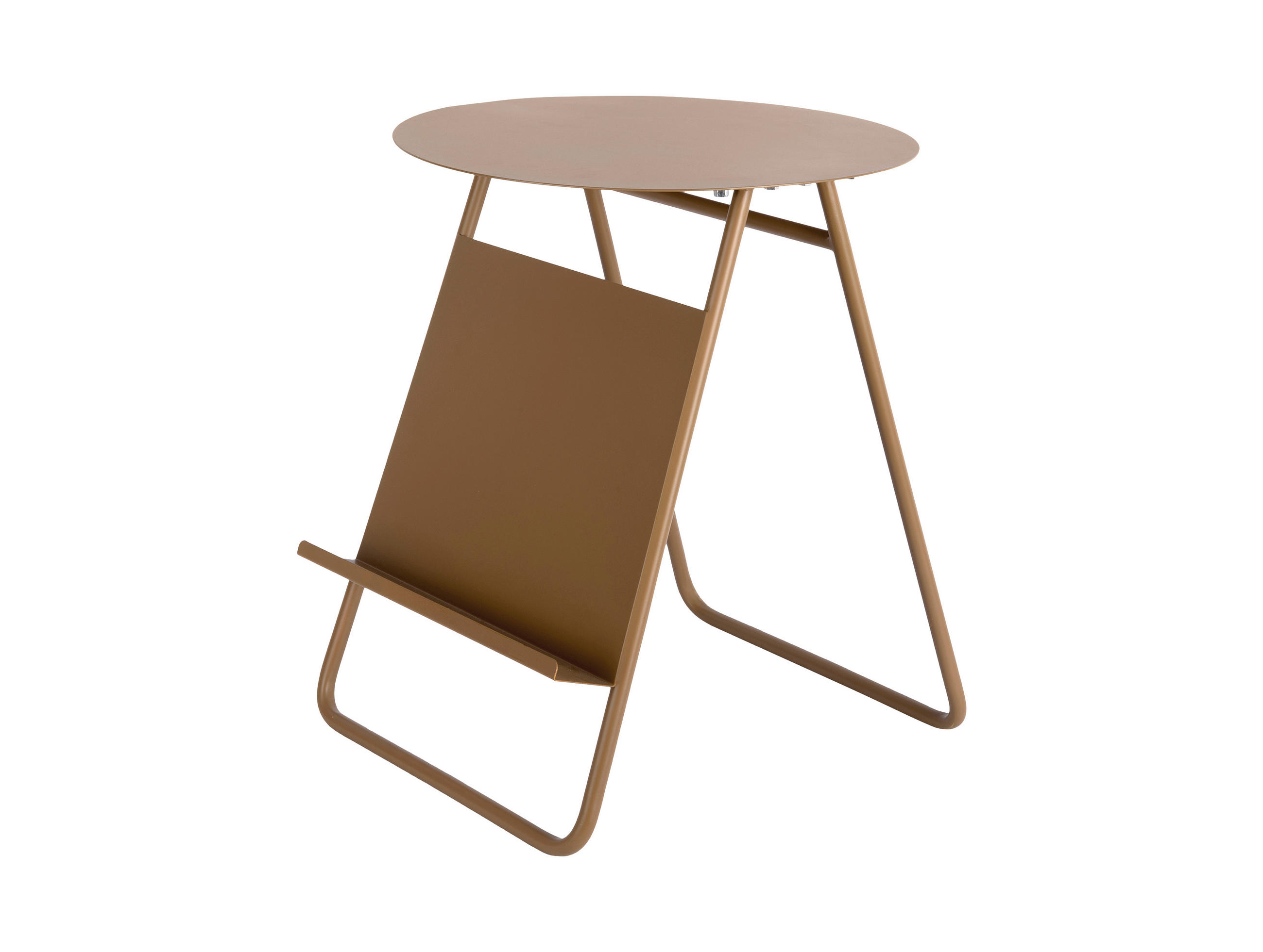 BEISTELLTISCH in Metall 40/40/48 cm  - Mokka, Basics, Metall (40/40/48cm) - Leitmotiv