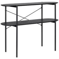 MASĂ TIP CONSOLĂ in material pe bază de lemn, lemn, metal   99,5/75,5/35,5 cm  - negru, Design, lemn/metal (99,5/75,5/35,5cm) - MID.YOU