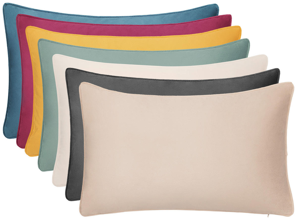 DEKORAČNÍ POLŠTÁŘ 30/50 cm - modrá, Basics, textil (30/50cm) - Novel