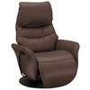 RELAXSESSEL in Leder Dunkelbraun  - Anthrazit/Dunkelbraun, Design, Leder/Metall (78/111/85cm) - Himolla Komfortklass