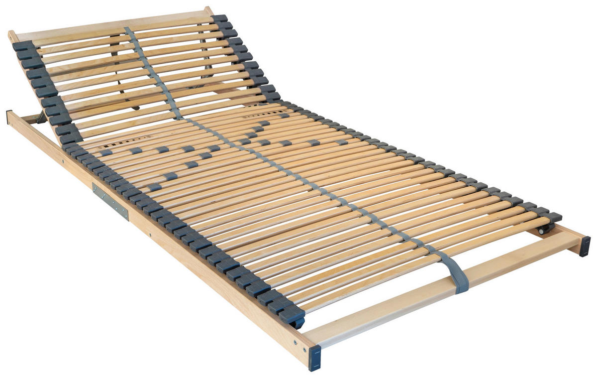 LATTENROST 90/200 cm Kopfteil, Mittelzone verstellbar, Birke  - Birkefarben, Basics, Holz (90/200cm) - Boxxx