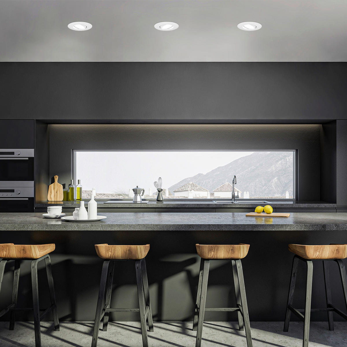 KUPAONSKA LED SVJETILJKA UGRA  - bijela, Basics, plastika (9/4,2cm)