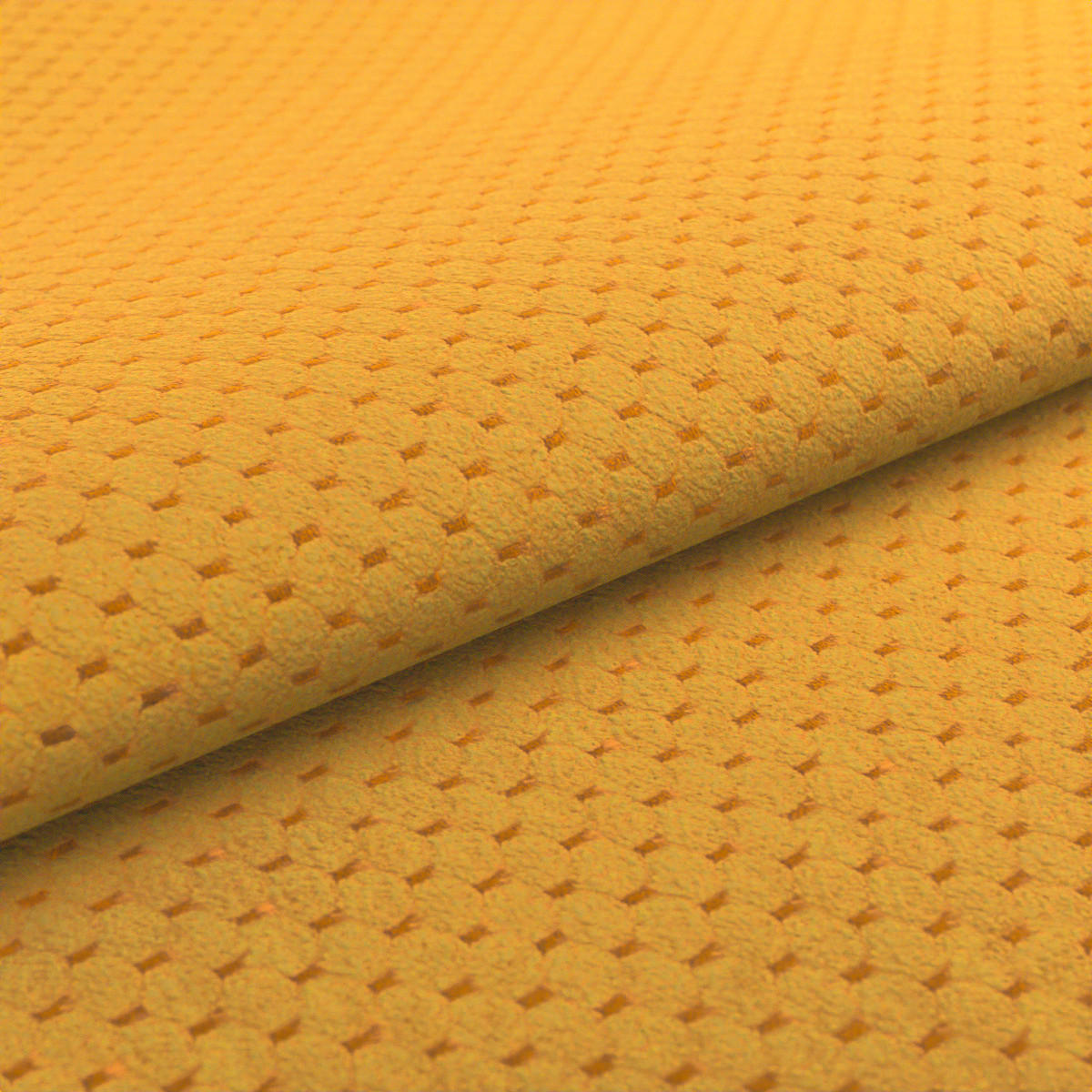 ECKSOFA in Velours, Struktur Senfgelb  - Senfgelb/Schwarz, Modern, Kunststoff/Textil (287/168cm) - Livetastic