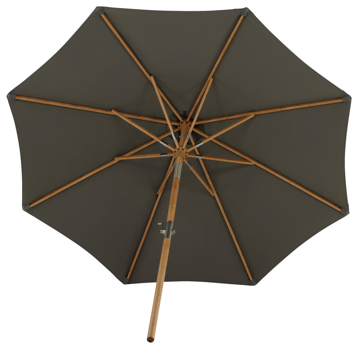 PARASOLL - grå, Klassisk (270/250cm) - Gardenson