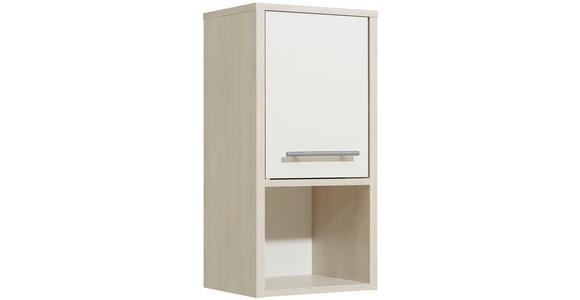 HÄNGESCHRANK 33/68/28 cm - Alufarben/Weiß, KONVENTIONELL, Holzwerkstoff (33/68/28cm) - Carryhome