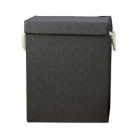 KORB  - Dunkelgrau/Schwarz, LIFESTYLE, Textil (44/50/35cm) - Landscape