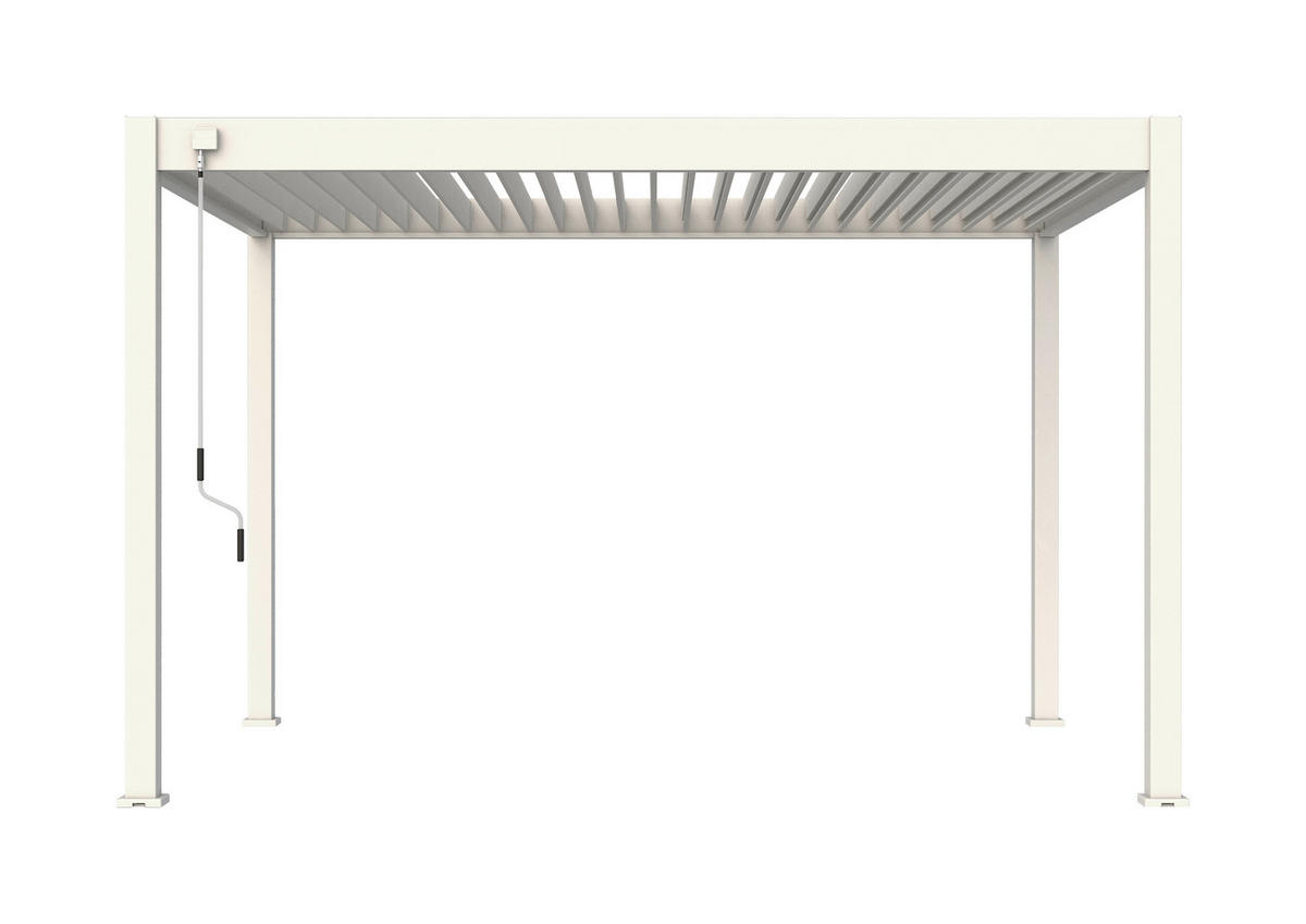 PERGOLA - Weiss, Basics, Metall (400/255/300cm) - Gardenson
