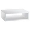 NACHTTISCH 50/16/41 cm  in massiv Buche Weiss  - Weiss, Design, Holz (50/16/41cm) - Hasena