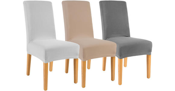 STUHLBEZUG - Hellgrau, Design, Textil (40/45/65cm) - Novel