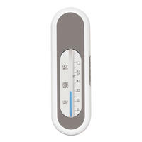 BADETHERMOMETER  Chalk Brown  - Graubraun, Basics, Kunststoff (16,5/5/1,3cm) - Bebe Jou