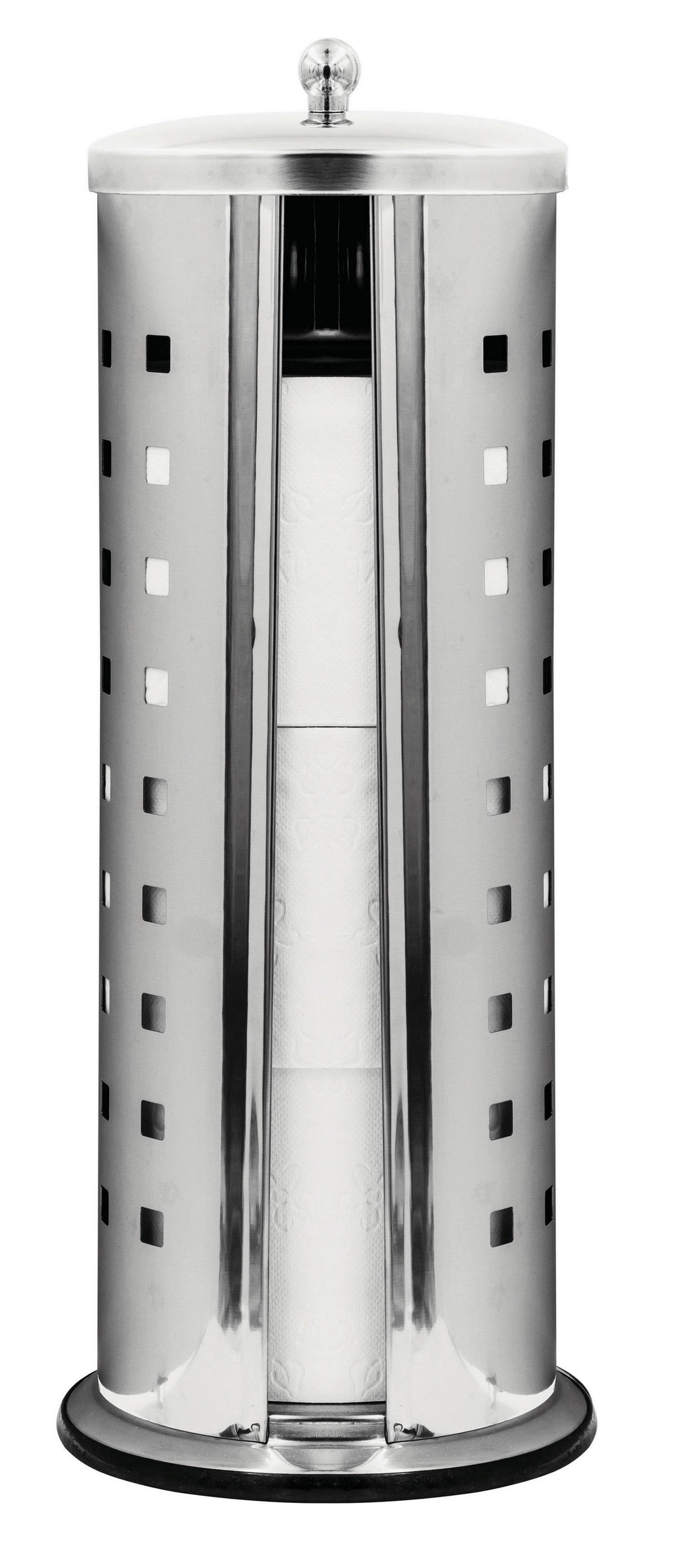 TOILETTENPAPIERHALTER - Chromfarben, Basics, Metall (14/32cm) - Sadena