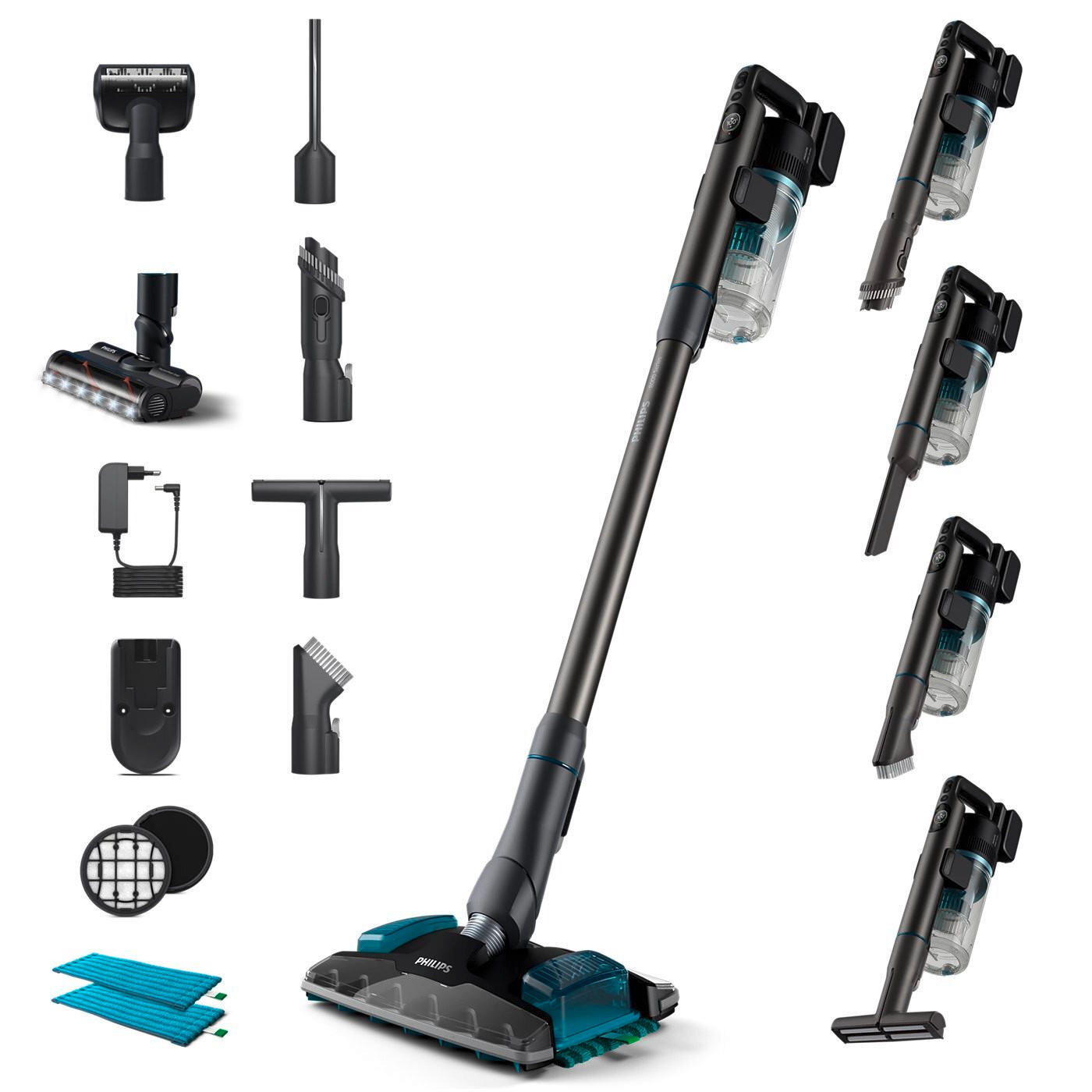 PHILIPS USISIVAC XC8057/01   - plava, Osnovno, metal/plastika (31.5/74.8/20cm) - Philips