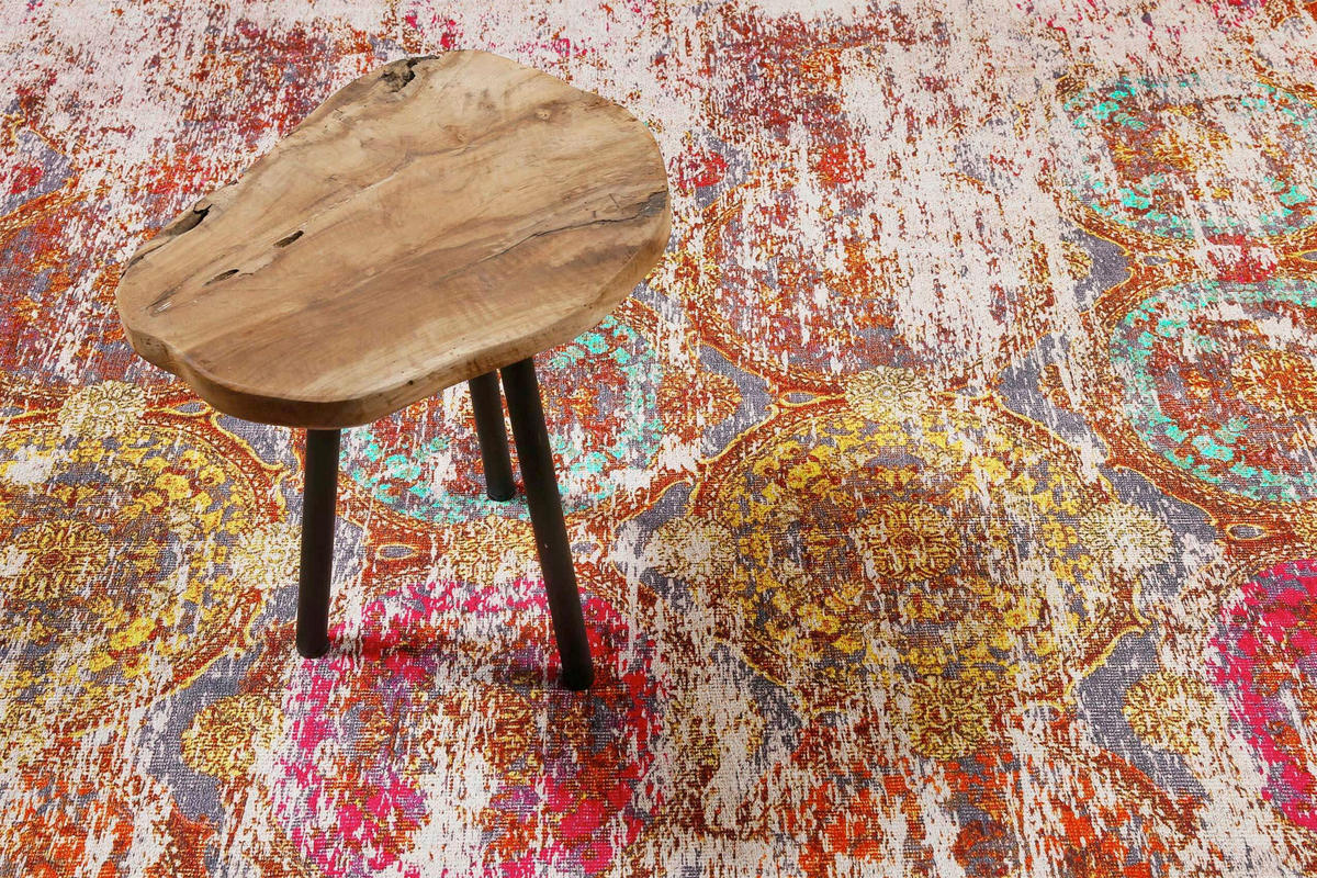 FLACHWEBETEPPICH  Wohnzimmer 140/200 cm Focus Multicolor rechteckig  - Multicolor, Design, Textil (140/200cm) - WECON HOME