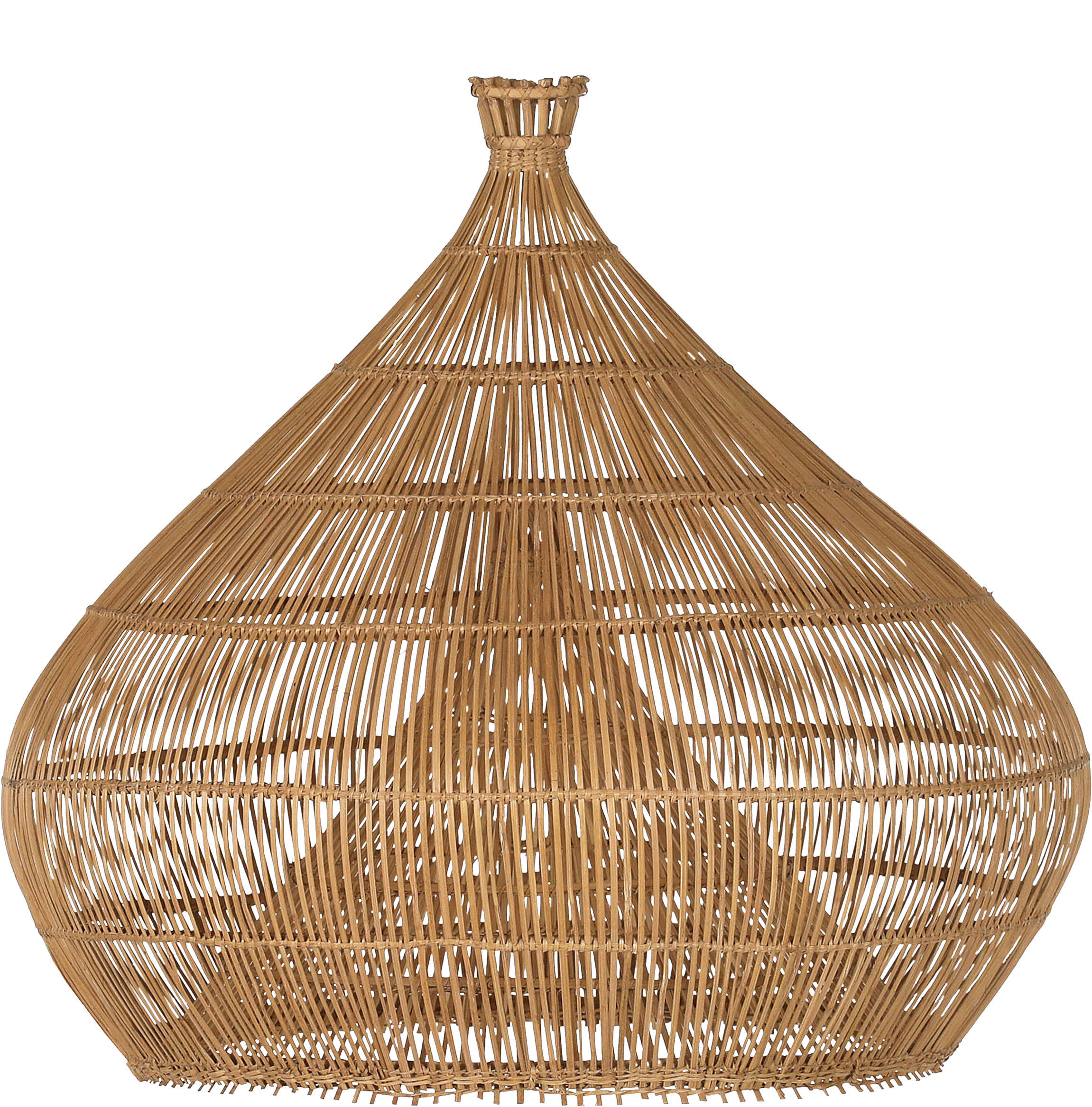 LEUCHTENSCHIRM 50/50 cm  - Naturfarben, Trend, Holz (50/50cm)