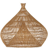 LEUCHTENSCHIRM 50/50 cm  - Naturfarben, Trend, Holz (50/50cm)