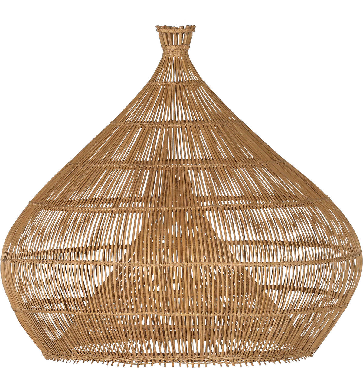 LEUCHTENSCHIRM 50/50 cm  - Naturfarben, Trend, Holz (50/50cm)