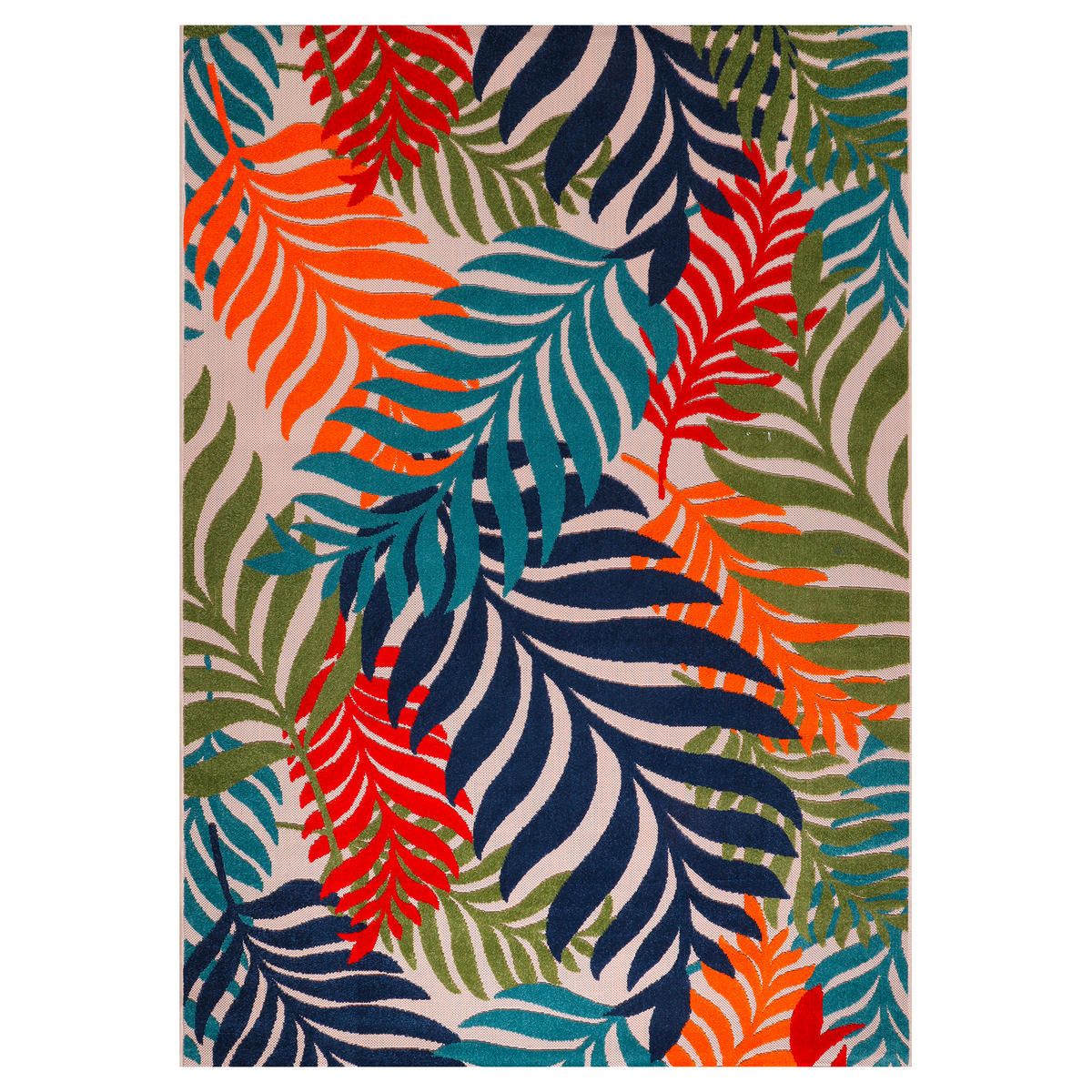 TEPIH ZA UNUTAR./VANJ. UPORAB 140/200 cm   višebojno  Floral  - višebojno, Lifestyle, tekstil/plastika (140/200cm)