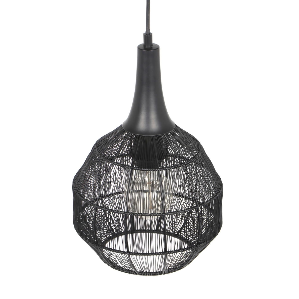 HÄNGELEUCHTE 26/150 cm    - Schwarz, Basics, Metall (26/150cm) - Trio Leuchten