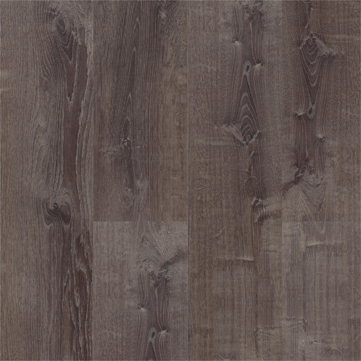 DESIGNBODEN More+  per  m² - Eichefarben/Dunkelbraun, Basics, Kunststoff (121/22/0.5cm)