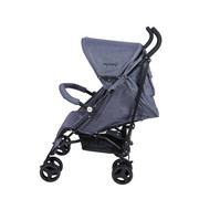 BUGGY Madrid Blau, Grau - Blau/Schwarz, Basics, Textil/Metall (80,5/47,5/106,5cm) - MY BABY LOU