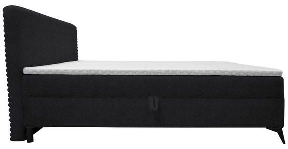 BOXBETT 180/200 cm in Anthrazit - Anthrazit/Schwarz, Design, Holz/Holzwerkstoff (180/200cm) - Xora