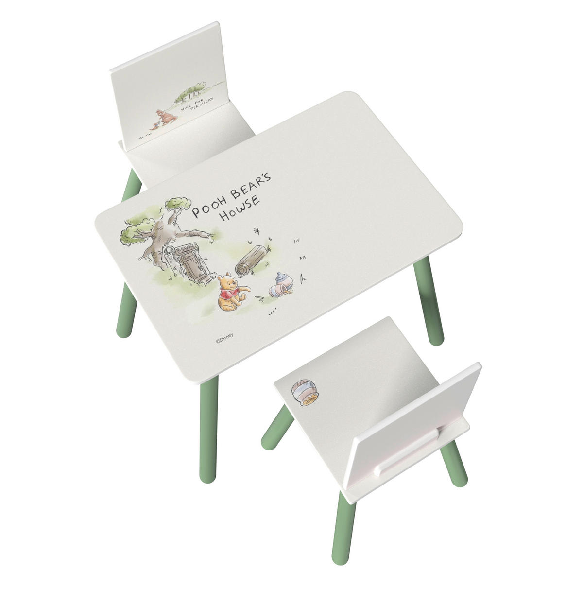 DEČJI SET ZA SEDENJE  višebojna  drvo, plastika, pločasti materijal  - višebojna, Osnovno, drvo/pločasti materijal - Disney