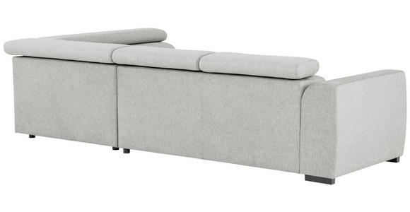 ECKSOFA Grau Struktur - Schwarz/Grau, Design, Kunststoff/Textil (284/205cm) - Xora